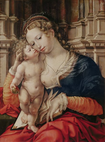 Vergine con Bambino da Jan Gossaert